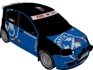 Fiat Panda Kit Car 3D Model preview