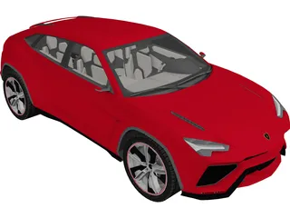 Lamborghini Urus Concept 3D Model preview