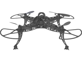 Quadrocopter 3D Model preview