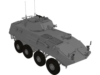 Piranha Lav-25 3D Model preview