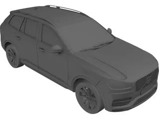 Volvo XC90 (2017) 3D Model preview