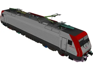 Train 3D Model preview