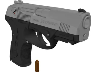 Beretta Px4 Storm 3D Model preview