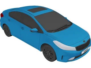 Kia Cerato (2017) 3D Model preview