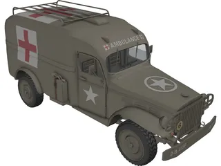 Ambulance 3D Model preview