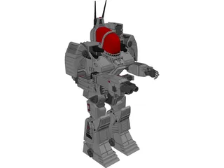 Mech Battlemaster 3D Model preview
