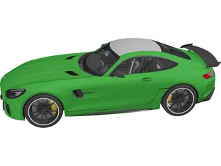 Mercedes-AMG GT R (2017) 3D Model preview