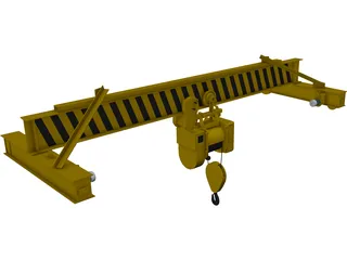 Crane 3D Model preview