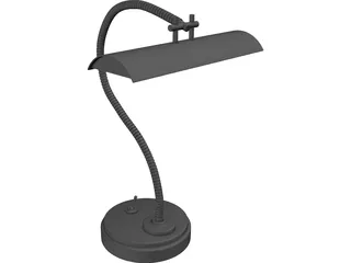 Desk Lamp 3D Model preview