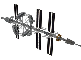 Hermes Spacecraft 3D Model preview