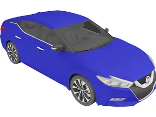 Nissan Maxima (2016) 3D Model preview