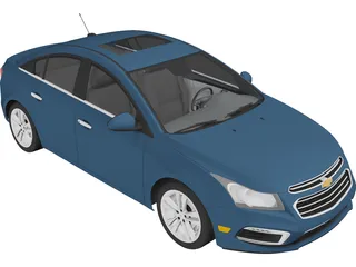 Chevrolet Cruze Sedan (2015) 3D Model preview