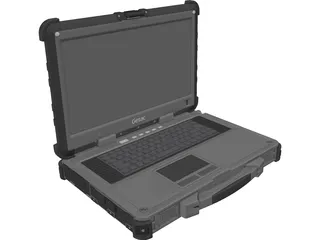 Getac X500 Laptop 3D Model preview