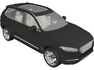 Volvo XC90 (2015) 3D Model preview