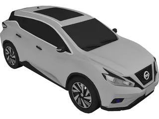 Nissan Murano (2016) 3D Model preview