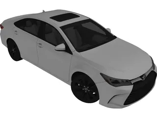 Toyota Camry (2015) 3D Model preview