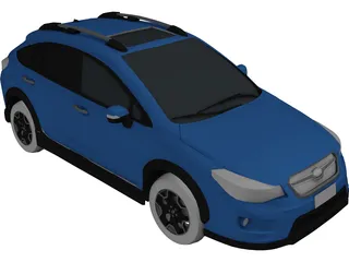 Subaru XV 3D Model preview