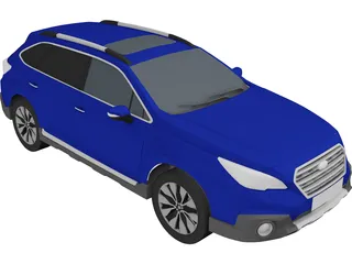 Subaru Outback 3D Model preview