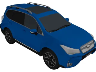 Subaru Forester 3D Model preview