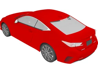 Lexus RC 350 (2015) 3D Model preview