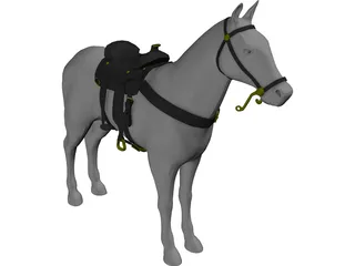 Horse 3D Model preview