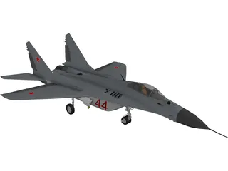 MiG-29A Fulcrum 3D Model preview
