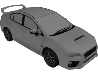 Subaru WRX STI Type S (2015) 3D Model preview