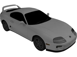 Toyota Supra RZ (1997) 3D Model preview