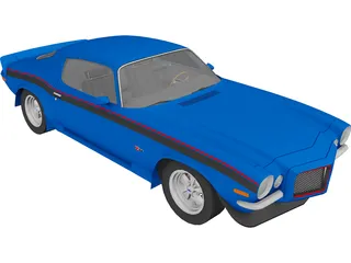 Chevrolet Camaro Z28 (1976) 3D Model preview