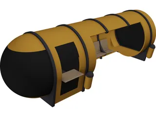 Bus Stop 3D Model preview