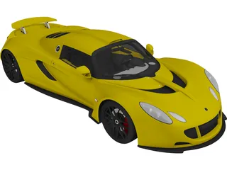 Hennessey Venom GT (2012) 3D Model preview
