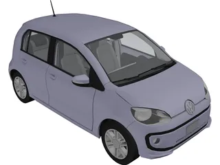 Volkswagen UP (2016) 3D Model preview