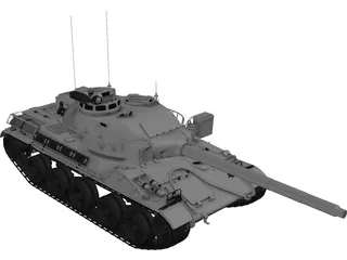 AMX-30B 3D Model preview