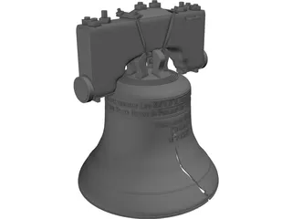Liberty Bell 3D Model preview
