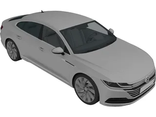 Volkswagen Arteon (2018) 3D Model preview