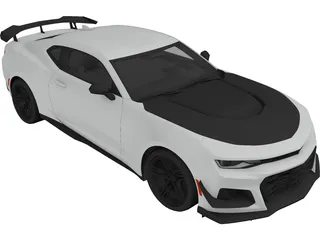 Chevrolet Camaro ZL1 1LE (2018) 3D Model preview