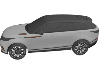 Range Rover Velar (2017) 3D Model preview