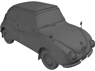 Subaru 360 (1958) 3D Model preview