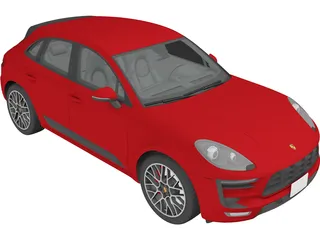 Porsche Macan GTS (2017) 3D Model preview