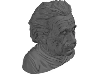 Albert Einstein 3D Model preview