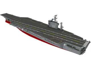 USS Gerald R. Ford 3D Model preview