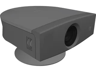 Video Projector 3D Model preview