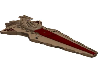 Star Wars Venator 3D Model preview