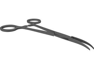 Surgical Hemostats 3D Model preview