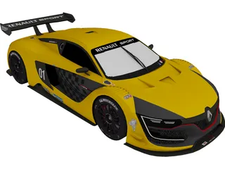 Renault R.S. 01 (2014) 3D Model preview
