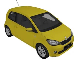 Skoda CityGO (2013) 3D Model preview