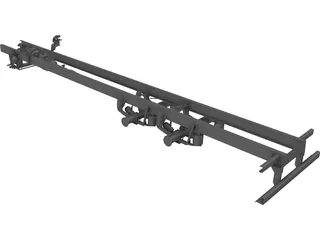 Chassis Scania 3D Model preview