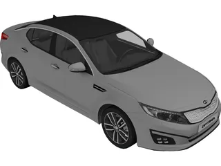 Kia Optima (2014) 3D Model preview
