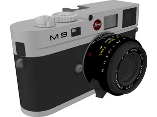 Leica M9 Digital Camera 3D Model preview