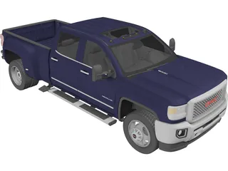GMC Sierra HD (2015) 3D Model preview
